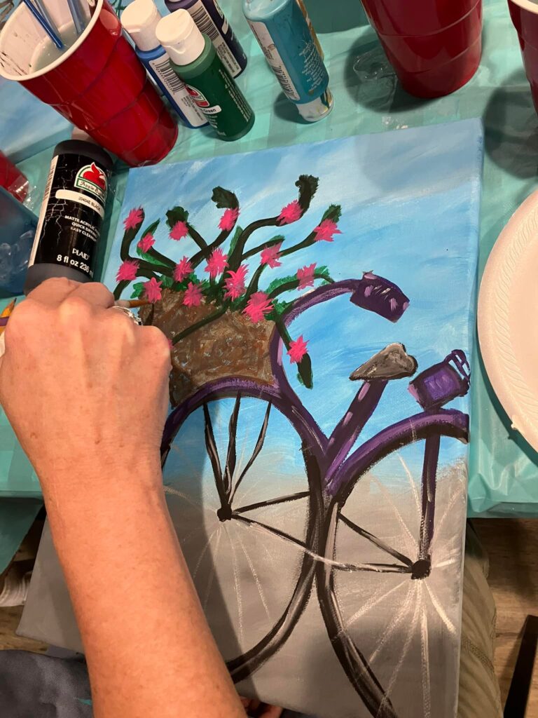 Building Community with events Amy Story Painting